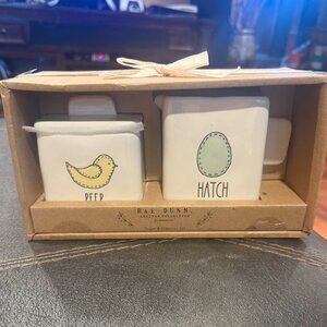 Rae Dunn “Peep Hatch” Sugar & Creamer Set – New in Box